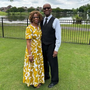 Portrait of Dr. Alfred Brinkley, PhD, and Mrs. Jessie Brinkley, co-authors and experts in Christian parenting and African American education, facing the camera.